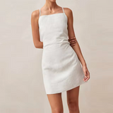 Daniela | Elegantes und stilvolles Minikleid – Weiß