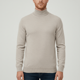 Slim-Fit-Rollkragenpullover - Friedrich – Beige