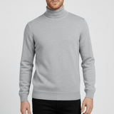 Slim-Fit-Rollkragenpullover - Friedrich – Grau