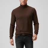 Slim-Fit-Rollkragenpullover - Friedrich – Braun