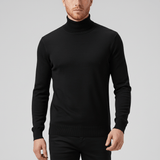 Slim-Fit-Rollkragenpullover - Friedrich – Schwarz