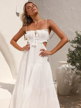 Elfrein | Atemberaubendes Kleid für Damen – Weiß