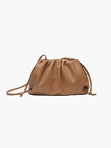 Damen Crossbody Tasche aus veganem Leder – Elegante Dumpling Bag – Khaki