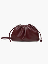 Damen Crossbody Tasche aus veganem Leder – Elegante Dumpling Bag – Braun