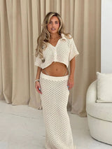 Lana | Sommer-Strickset – Beige