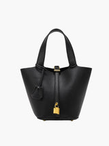 Luxus Damenhandtasche – Veganes Leder – Elegant & Vielseitig – Schwarz