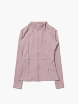 Damen Sportjacke – Leichte Fitnessjacke mit Reißverschluss – Rosa