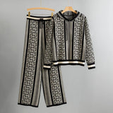 ILSE | KAPUZENPULLOVER-SET MIT HOSE – Schwarz