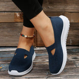 LIZA - Orthopädische Mesh Slip On Turnschuhe – Blau
