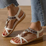 Alice | Fußgewölbestütze Orthopädisch Sandalen – Weiß