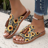 Solario™ – Bequeme Damen Slides mit ergonomischer Komfort-Sohle – Gelb