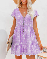 Maria | Sommerzauber Kurzes kleid – Lila