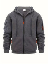Sportlicher Hoodie mit Praktischen Taschen für Alltag – Dunkelgrau