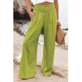 Rina - Komfortable Leinenhose für Damen – Grün