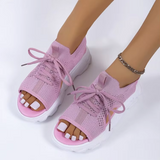 Addison | Konturiertes Fußbett Fußgewölbestütze Sandalen – Rosa