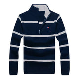 Maddox - herrenpullover mit kragen – Blau