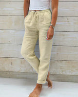 Stacy – Leichte Sommerhose für Damen – Beige