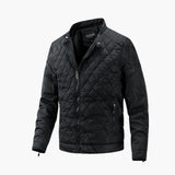 Bera – wattierte jacke mit reißverschluss – Schwarz