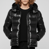 Steppjacke Mit Glanzoberfläche - Mick – Schwarz
