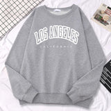 Damen-Sweatshirt mit Rundhalsausschnitt | Übergroß – Grau