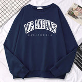 Damen-Sweatshirt mit Rundhalsausschnitt | Übergroß – Dunkel Blau