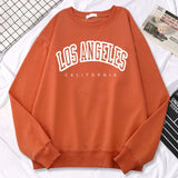 Damen-Sweatshirt mit Rundhalsausschnitt | Übergroß – Dunkel Rot
