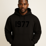 Streetwear-Hoodie Mit Raglanärmeln - Robin – Schwarz Schwarz