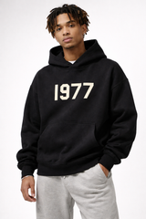 Streetwear-Hoodie Mit Raglanärmeln - Robin – Schwarz Beige