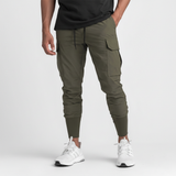 Stretchstoff Joggerhose Mit Taschen -  Francis – Militärgrün