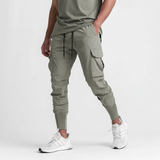 Stretchstoff Joggerhose Mit Taschen -  Francis – Grün
