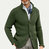 Strickjacke mit Struktur für Eleganten Look – Grün