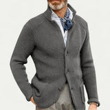 Strickjacke mit Struktur für Eleganten Look – Grau