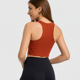 Stützendes Top Mit Pads -  Shirley – Rot