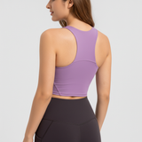 Stützendes Top Mit Pads -  Shirley – Taro-Lila