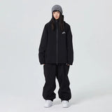 Manuela | Stylischer Unisex Skianzug – Schwarz