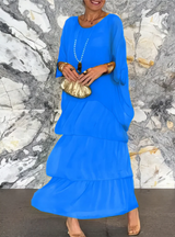 Elianna – Elegantes Maxikleid – Blau