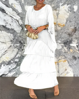 Elianna – Elegantes Maxikleid – Weiß