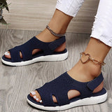Ergonomische Damen-Sandalen mit atmungsaktivem Material – Dunkelblau