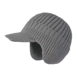 CozyWarm – Unisex-Wintermütze mit Ohrenklappen – Grau