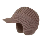 CozyWarm – Unisex-Wintermütze mit Ohrenklappen – Braun