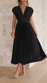 Lina | Stilvolles & modernes Kleid – Schwarz