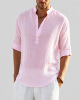 DruneElegantes hemd für Herren – Rosa