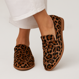 Weiche Leder Damen Loafer – Braun