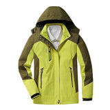 Regenjacke Damen Gefüttert Wasserdicht | Outdoor & Winddicht – Gelb