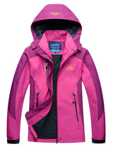 Wasserdichte Regenjacke für Damen | Mit Kapuze – Rosa