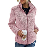Winter-fleecejacke für damen – tryne – Rosa