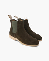 Gabriel | Klassische Herren Chelsea-Boots aus Leder – Armee grün