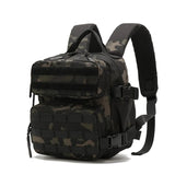 Tactivo | Kompakter Rucksack für Unisex Wandern 9L – Grün/Schwarz Camouflage