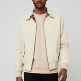 Taillierte Harrington-Jacke - Devin – Beige