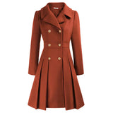 Taillierter Kurzmantel - Milena – Orange